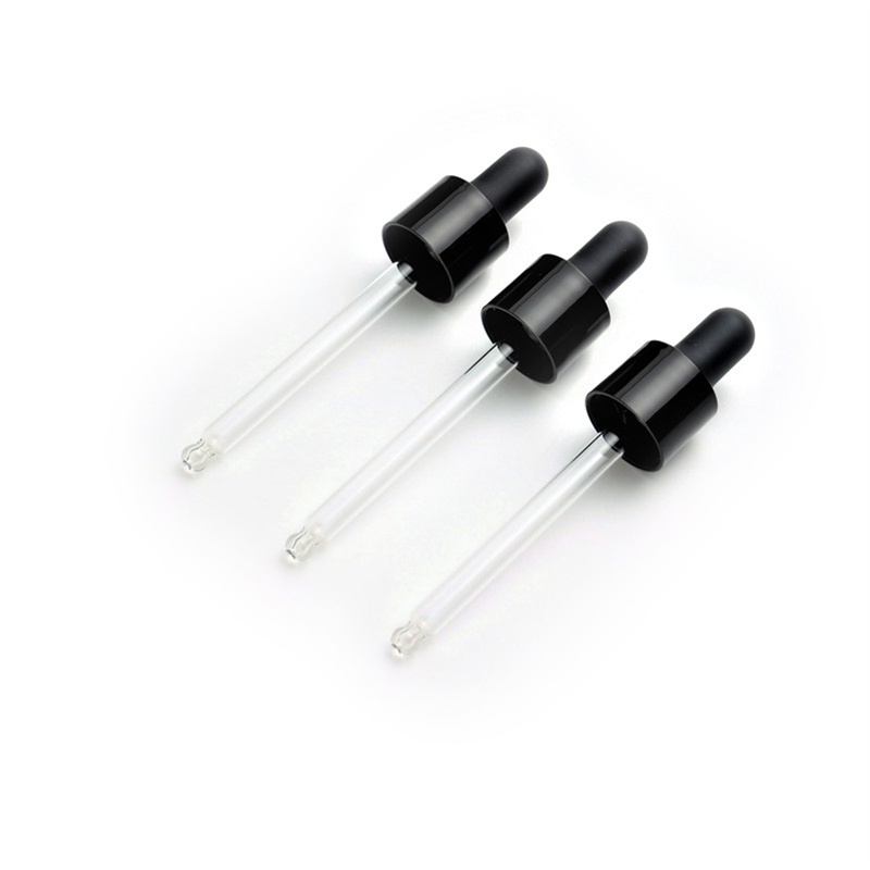 18/415 plastic glass pipette dropper with NBR teat for 30ML glass bottle